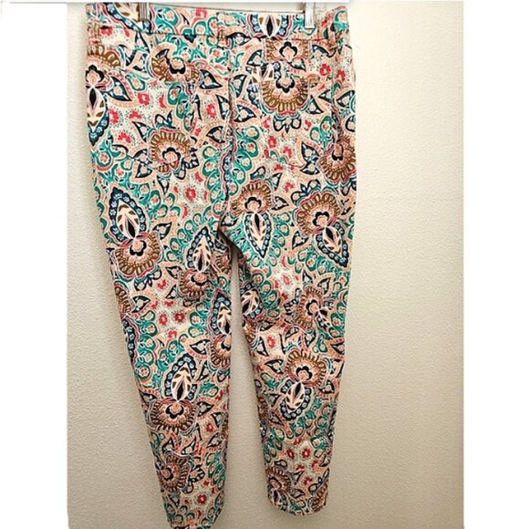 Chico’s Jeans So Slimming Girlfriend Ankle Bombay Medallion size 2 - Picture 4 of 4